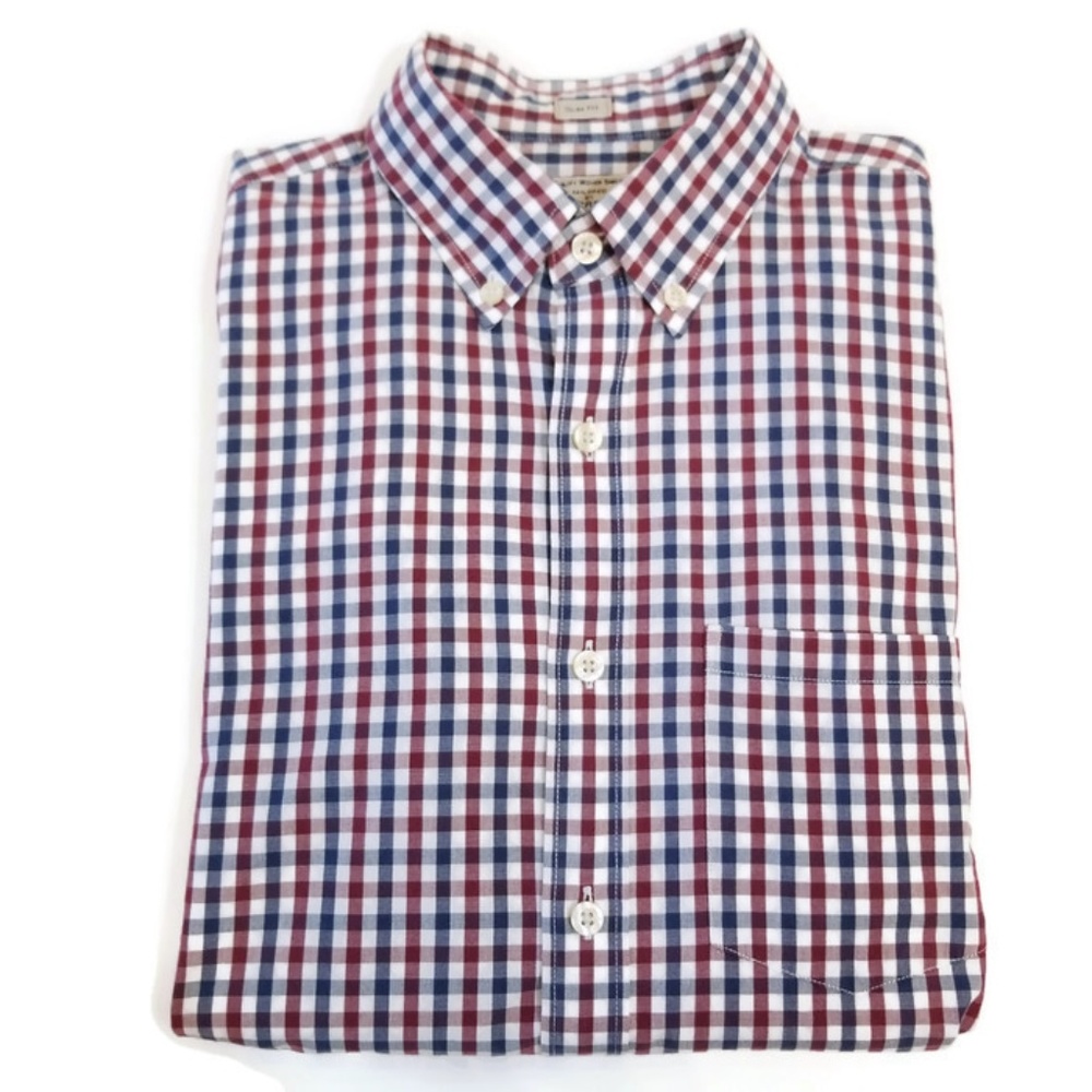 J. Crew Slim Fit Log Sleeve Button Down Oxford